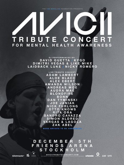 Póster de Avicii Tribute Concert: In Loving Memory of Tim Bergling