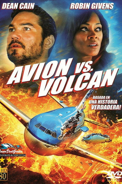 Póster de Avión vs. volcán