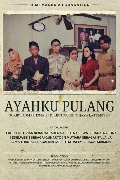 Póster de Ayahku Pulang (Theatre Documentary)