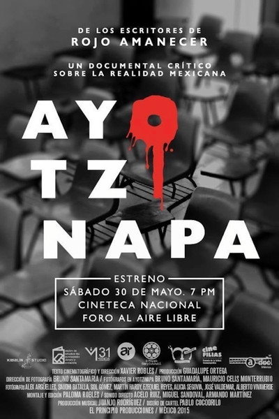 Póster de Ayotzinapa: crónica de un crimen de Estado