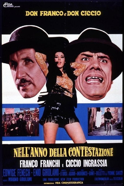 Póster de Azzurro (Protesta a la italiana)