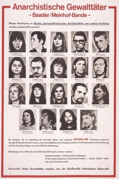 Póster de Baader-Meinhof Gang