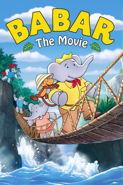 Póster de Babar en la selva