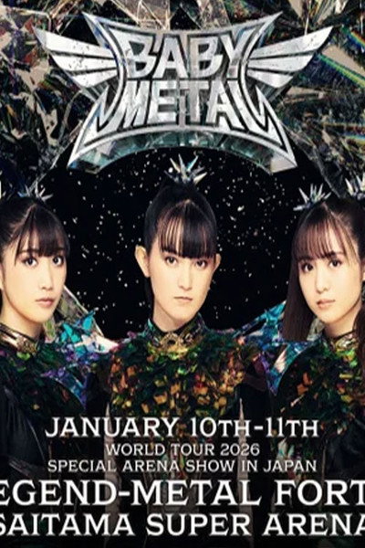 Póster de Babymetal World Tour 2025-2026 Special Arena Show in Japan Legend: Metal Forth