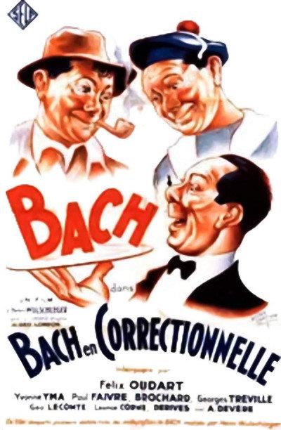 Póster de Bach en correctionnelle
