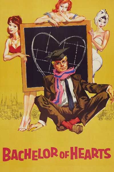 Póster de Bachiller en corazones