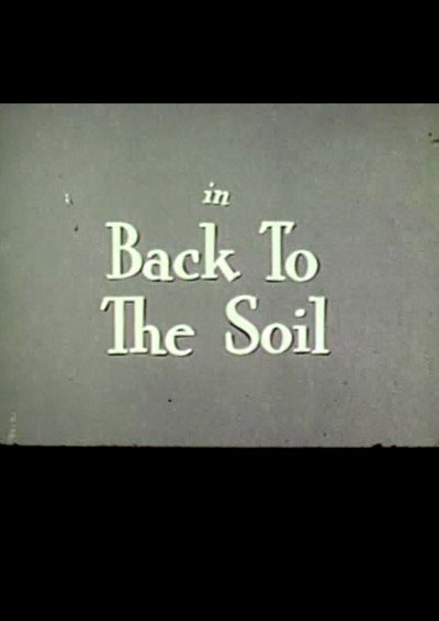 Póster de Back to the Soil