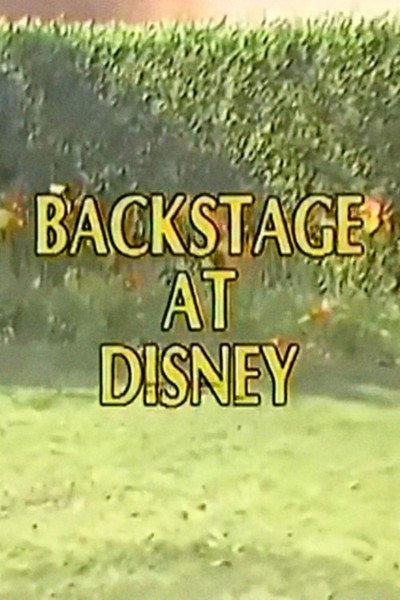 Póster de Backstage at Disney