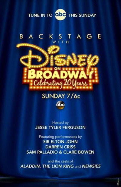 Póster de Backstage with Disney on Broadway: Celebrating 20 Years