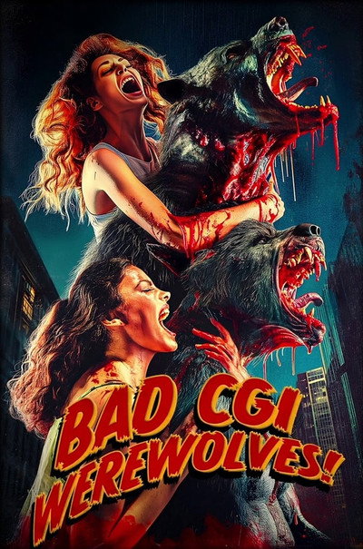 Póster de Bad CGI Werewolves!
