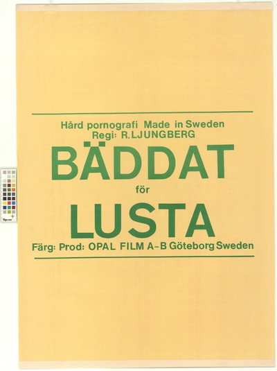 Póster de Bäddat för lusta