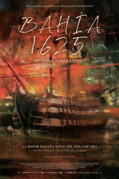 Póster de Bahía 1625. Historia sobre lienzo