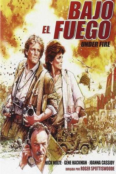 Póster de Bajo fuego
