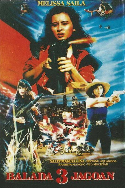Póster de Balada Tiga Jagoan