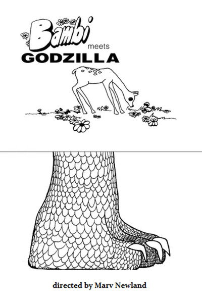 Póster de Bambi Meets Godzilla