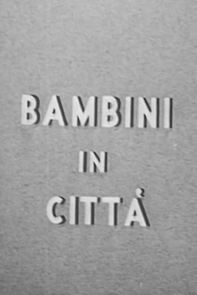 Póster de Bambini in città