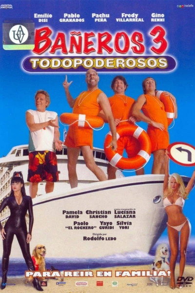 Póster de Bañeros III, todopoderosos