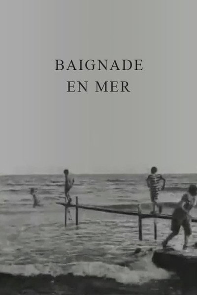 Póster de Baño en el mar