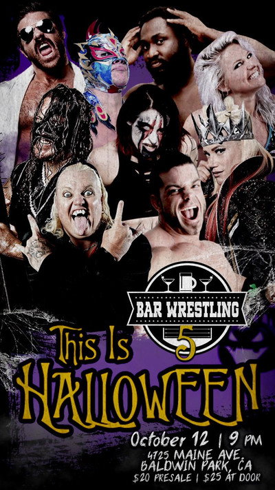 Póster de Bar Wrestling 5 This Is Halloween
