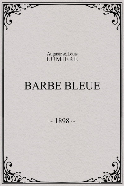Póster de Barbe bleue