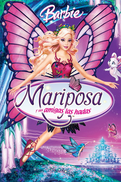 Póster de Barbie Mariposa y sus amigas las hadas