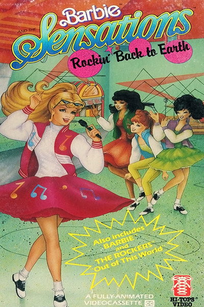 Póster de Barbie y los rock stars: El túnel del tiempo