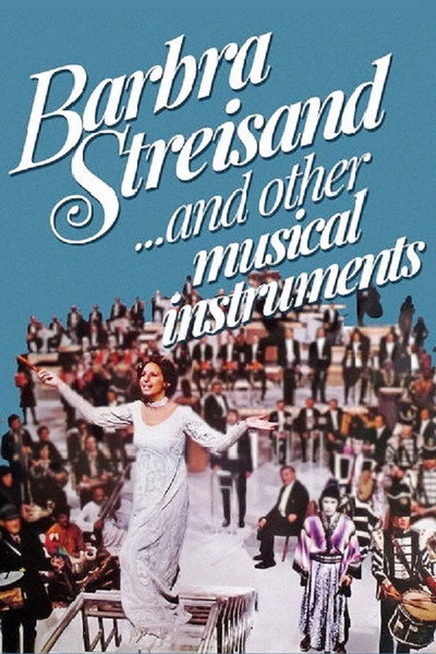 Póster de Barbra Streisand y otros instrumentos musicaless