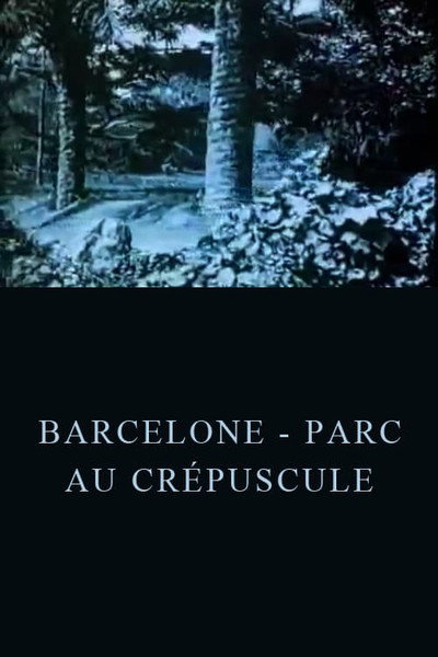 Póster de Barcelona Park at Twilight