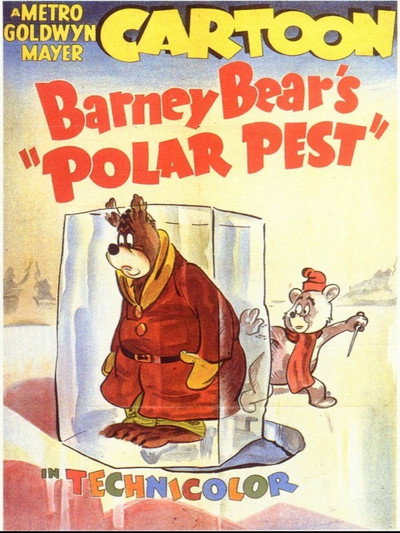 Póster de Barney Bear's 'Polar Pest'