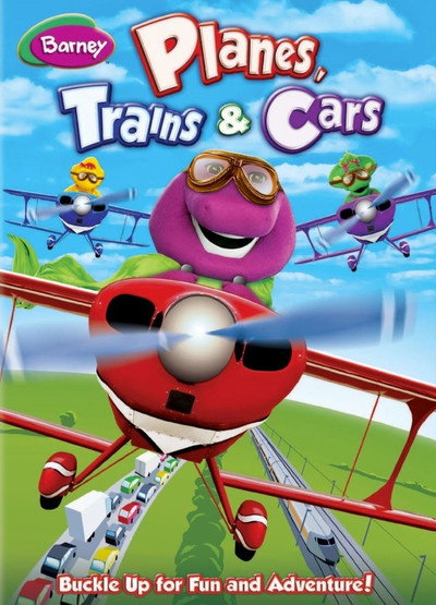 Póster de Barney: Planes, Trains & Cars