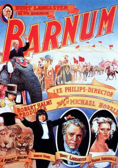 Póster de Barnum, el mayor espectáculo del mundo