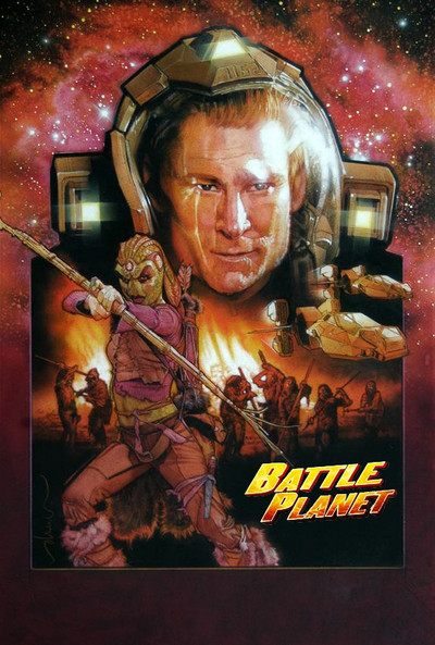 Póster de Batalla en el planeta