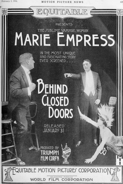 Póster de Behind Closed Doors