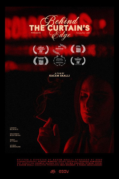 Póster de Behind the curtain's edge