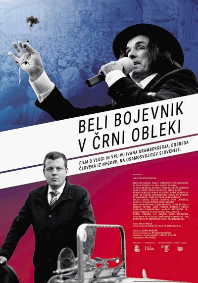 Póster de Beli bojevnik v crni obleki