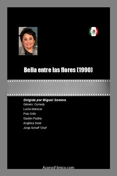 Póster de Bella entre las flores