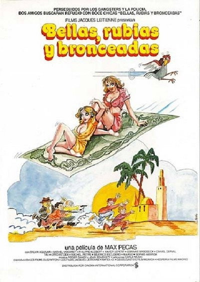 Póster de Bellas, rubias y bronceadas