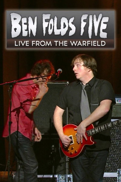 Póster de Ben Folds Five: Live from the Warfield