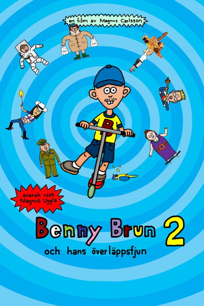 Póster de Benny Brun och hans överläppsfjun 2