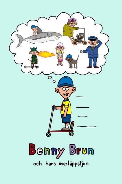 Póster de Benny Brun och hans överläppsfjun