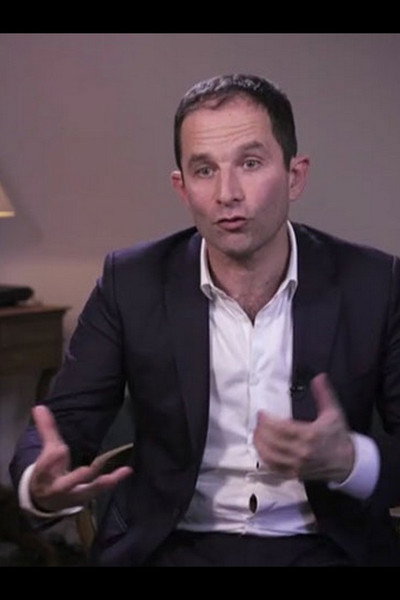 Póster de Benoît Hamon, fractures de campagne