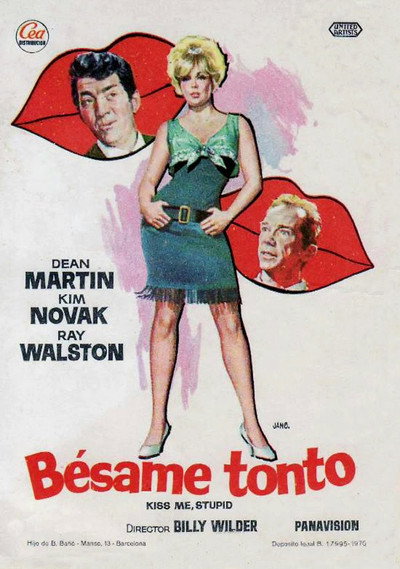 Póster de Bésame, tonto