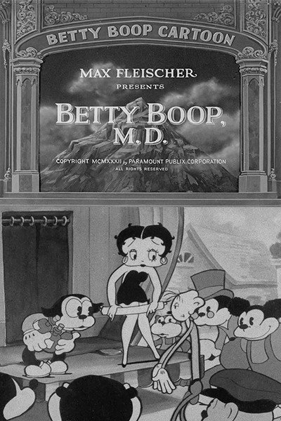 Póster de Betty Boop, M.D.