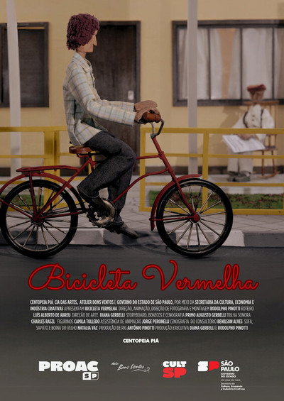 Póster de Bicicleta Vermelha