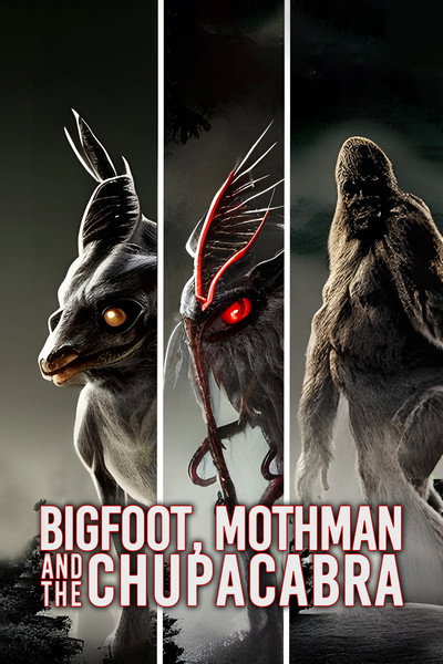 Póster de Bigfoot, Mothman and the Chupacabra: The Cryptid Files