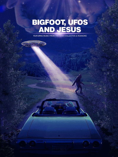Póster de Bigfoot, UFOs and Jesus