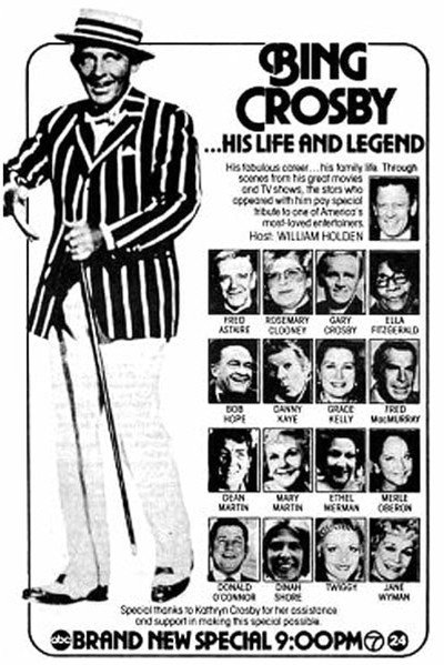 Póster de Bing Crosby: His Life and Legend
