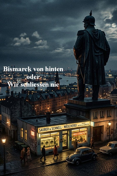 Póster de Bismarck von hinten oder Wir schließen nie