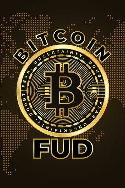 Póster de Bitcoin FUD
