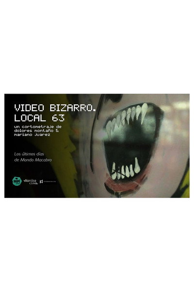 Póster de Bizarro Video. Shop 63